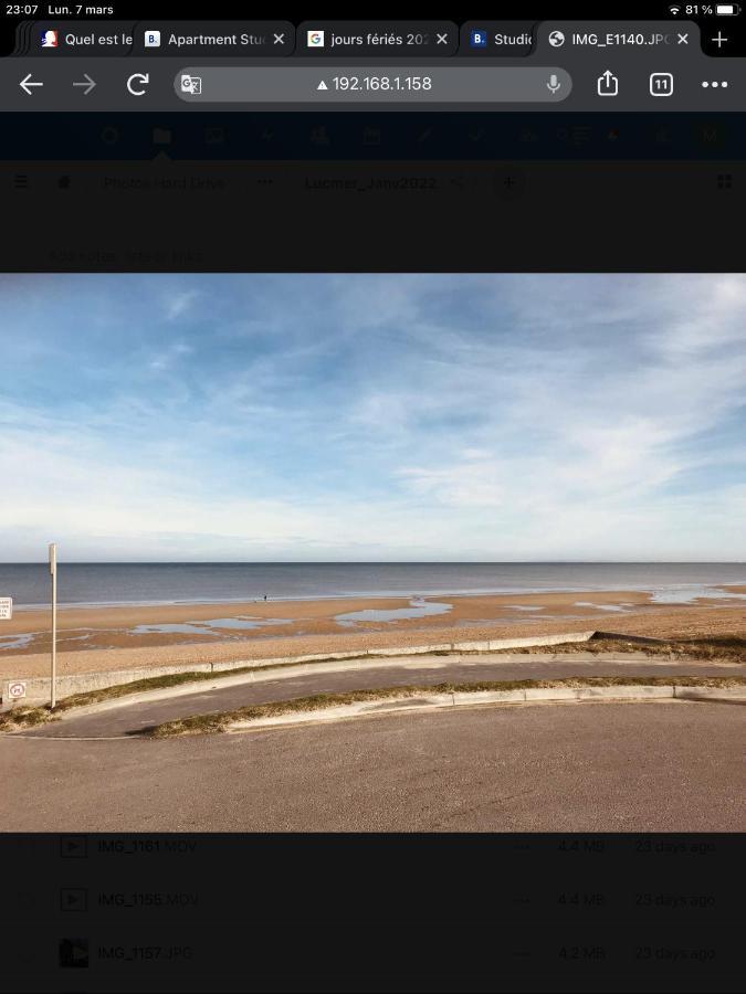 Studio Coeur De Luc/Mer Luc-sur-Mer Buitenkant foto